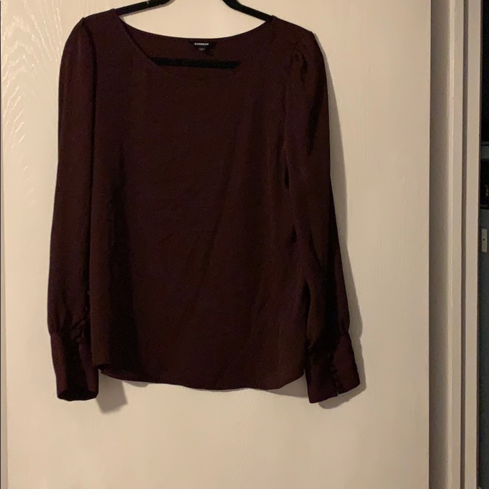 Express puff shoulder blouse